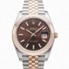 Replica Rolex Datejust 41mm 18k 2-Tone Jubilee Smooth Bezel Chocolate Dial Stick Markers