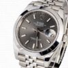 Replica Rolex Datejust 41mm Jubillee SS Rhodium Grey Dial Stick Markers - Image 3