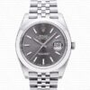 Replica Rolex Datejust 41mm Jubillee SS Rhodium Grey Dial Stick Markers