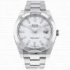 Replica Rolex Datejust 41mm SS White Dial Smooth Bezel Stick Markers