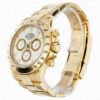 Replica Rolex Cosmograph Daytona Gold with White Dial Stick Marks - Image 4