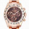 Replica Rolex Cosmograph Daytona Chocolate Dial Everose Full Gold - Image 2