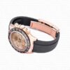 Replica Rolex Cosmograph Daytona Rose Gold with Pink Dial Diamond Marks Rubber Band - Image 5