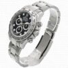 Replica Rolex Cosmograph Daytona SS White Gold Black Dial with Diamond Marks - Image 7