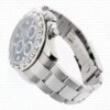 Replica Rolex Cosmograph Daytona SS White Gold Black Dial with Diamond Marks - Image 6