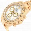 Replica Rolex Cosmograph Daytona Gold with White Dial Stick Marks - Image 5