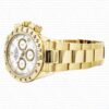 Replica Rolex Cosmograph Daytona Gold with White Dial Stick Marks - Image 3