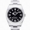 Rolex Explorer Black Dial 904L Steel