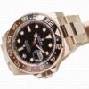 Replica Rolex GMT-Master II Rose Gold Black Dial Black / Brown Ceramic Bezel - Image 3