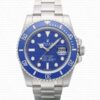Replica Rolex Submariner SS Blue Ceramic Bezel Diamond Markers