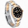 Replica Rolex Explorer I 36mm 2-Tone Black Dial 904L Steel/ 18K Yellow Gold - Image 8