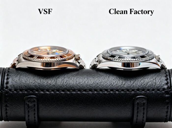 VSF vs Clean Factory Milgauss: Clasp and Bracelet